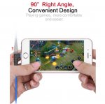 Comma Bingo MFI Angled Cable - изключително здрав и качествен Lightning кабел за iPhone, iPad, iPod (150 см.) (черен) 3