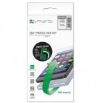 4smarts 360° Protection Set - тънък силиконов кейс и стъклено защитно покритие за дисплея на Samsung Galaxy J3 (2017) (черен) 4