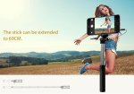 Devia 360 Rotation Selfie Stick - разтегаем селфи стик за iPhone и iPod с Lightning (черен) 1