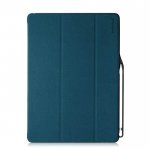 Prodigee Expert Case - кожен калъф, тип папка и поставка за iPad Pro 12.9 (син) 3
