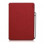 Prodigee Expert Case - кожен калъф, тип папка и поставка за iPad Air 3 (2019),  iPad Pro 10.5 (2017) (червен) 2