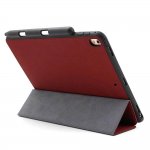 Prodigee Expert Case - кожен калъф, тип папка и поставка за iPad Air 3 (2019),  iPad Pro 10.5 (2017) (червен) 4
