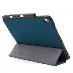 Prodigee Expert Case - кожен калъф, тип папка и поставка за iPad Air 3 (2019), iPad Pro 10.5 (2017) (син) 4