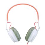 The House of Marley The Roar On-Ear Headphones - слушалки за iPhone, iPod и устройства с 3.5 мм изход (бял-оранжев) 1