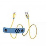 USB Tribe Minions Carl Lightning Cable - сертифициран Lightning кабел за iPhone, iPad и iPod с Lightning  (120 см)  1
