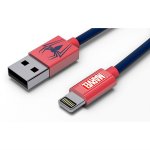 USB Tribe Marvel Spiderman Lightning Cable - сертифициран Lightning кабел за iPhone, iPad и iPod с Lightning  (120 см)  2