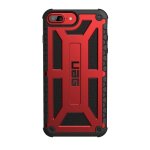 Urban Armor Gear Monarch Platinum - удароустойчив хибриден кейс за iPhone 8 Plus, iPhone 7 Plus, iPhone 6S Plus, iPhone 6 Plus (червен-черен) 1