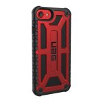 Urban Armor Gear Monarch Platinum - удароустойчив хибриден кейс за iPhone 8, iPhone 7, iPhone 6S, iPhone 6 (червен-черен) 2