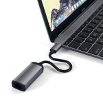 Satechi Aluminum USB-C to Ethernet Adapter - адаптер за свързване от USB-C към Ethernet (тъмносив) 2