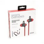 Platinet In-Ear Sport Bluetooth 4.1 Headset PM1065 - безжични спортни блутут слушалки за мобилни устройства (черен-червен) 1