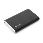 Platinet Power Bank 10000 mAh - външна батерия с USB изход за таблети и смартфони (черен-бял) 1