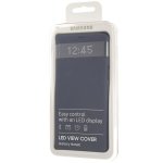 Samsung LED View Cover EF-NN950PN - оригинален кожен калъф през който виждате информация от дисплея за Samsung Galaxy Note 8 (тъмносин) 4