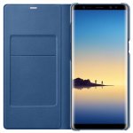 Samsung LED View Cover EF-NN950PN - оригинален кожен калъф през който виждате информация от дисплея за Samsung Galaxy Note 8 (тъмносин) 2