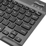 Tecknet Ultra Slim Backlit Bluetooth Keyboard X366 - безжична клавиатура за компютри и таблети с bluetooth (черен) 3