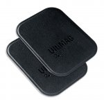 4smarts Ultimag Metal Plate - два броя метална пластина с кожено покритие за магнитни поставки (черен) 1