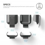 Elago Airpods Carrying Clip - полимерна щипка за оригиналния калъф на Apple Airpods (сив) 2