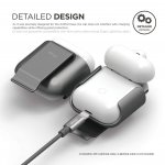 Elago Airpods Carrying Clip - полимерна щипка за оригиналния калъф на Apple Airpods (сив) 1