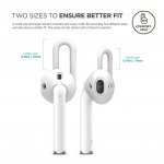 Elago Airpods EarPads - антибактериални силиконови калъфчета за Apple Airpods (бял) (4 броя) 1