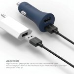 Elago Aluminum Lightning USB Cable - USB кабел за iPhone, iPad, iPod с Lightning (черен) 2