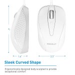 Macally TurboC Mouse - USB-C оптична мишка за PC и Mac 3