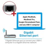 Macally 3.1 USB-C to USB-A Hub & Ethernet - USB хъб с 3 USB изхода и Ethernet порт за устройства с USB-C 5