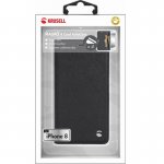 Krusell Malmo 4 Card FolioCase - кожен калъф, тип портфейл и поставка за iPhone XS, iPhone X (черен) 5