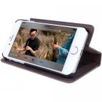 TwelveSouth BookBook - луксозен кожен калъф (с кейс) тип портфейл за iPhone 8 Plus, iPhone 7 Plus (кафяв) 1