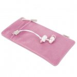 Moshi iPouch Plus Case- универсален микрофибърен калъф за iPhone 8 Plus, 7 Plus, 6 Plus, Note 4, Note 5, Huawei P9, P10, LG G5, G6 и други устройства до 5.5 инча големина на дисплея (розов) 3