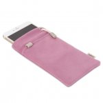 Moshi iPouch Plus Case- универсален микрофибърен калъф за iPhone 8 Plus, 7 Plus, 6 Plus, Note 4, Note 5, Huawei P9, P10, LG G5, G6 и други устройства до 5.5 инча големина на дисплея (розов) 1