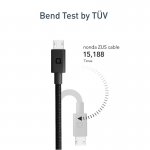 Nonda ZUS microUSB Kevlar Cable - microUSB кабел с оплетка от кевлар за устройства с microUSB порт 1