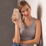 CaseMate Waterfall Case - дизайнерски кейс с висока защита за iPhone 8, iPhone 7, iPhone 6S, iPhone 6 (сребрист) 6