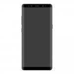 Eiger 3D Glass Edge to Edge Curved Tempered Glass - калено стъклено защитно покритие с извити ръбове за целия дисплея на Samsung Galaxy Note 8 (черен-прозрачен) 2