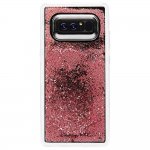 CaseMate Waterfall Case - дизайнерски кейс с висока защита за Samsung Galaxy Note 8 (розово злато) 1