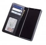CaseMate Wallet Folio - кожен калъф (естествена кожа), тип портфейл за Samsung Galaxy Note 8 (черен) 3