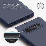 Elago Origin Case - тънък полипропиленов кейс (0.3 mm) за Samsung Galaxy Note 8 (тъмносин) 4