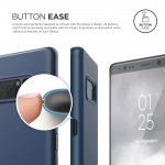 Elago Origin Case - тънък полипропиленов кейс (0.3 mm) за Samsung Galaxy Note 8 (тъмносин) 1