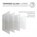 Elago Tempered Glass - калено стъклено защитно покритие за дисплея на iPhone XS, iPhone X (прозрачен) 2