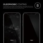 Elago Tempered Glass - калено стъклено защитно покритие за дисплея на iPhone XS, iPhone X (прозрачен) 4