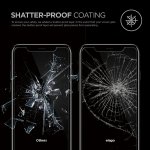 Elago Tempered Glass - калено стъклено защитно покритие за дисплея на iPhone XS, iPhone X (прозрачен) 5