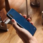 Elago S8 Slim Fit 2 Case - качествен поликарбонатов кейс за iPhone XS, iPhone X (тъмносин) 5