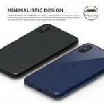 Elago S8 Slim Fit 2 Case - качествен поликарбонатов кейс за iPhone XS, iPhone X (тъмносин) 4