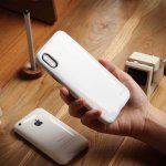 Elago S8 Cushion Case - удароустойчив TPU (термополиуретанов) калъф за iPhone XS, iPhone X (бял) 4