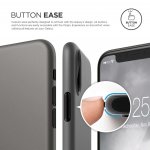 Elago Origin Case - тънък полипропиленов кейс (0.3 mm) за iPhone XS, iPhone X (тъмносив) 5