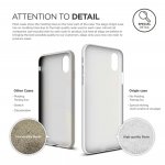 Elago Origin Case - тънък полипропиленов кейс (0.3 mm) за iPhone XS, iPhone X (бял) 2