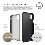 Elago Origin Case - тънък полипропиленов кейс (0.3 mm) за iPhone XS, iPhone X (черен) 3