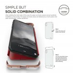 Elago Empire Case - качетвен хибриден кейс за iPhone XS, iPhone X (червен) 1