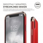 Elago Empire Case - качетвен хибриден кейс за iPhone XS, iPhone X (червен) 5