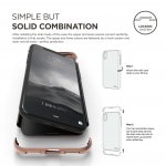 Elago Empire Case - качетвен хибриден кейс за iPhone XS, iPhone X (черен) 4