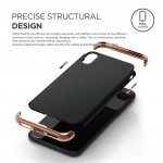 Elago Empire Case - качетвен хибриден кейс за iPhone XS, iPhone X (черен) 1