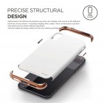 Elago Empire Case - качетвен хибриден кейс за iPhone XS, iPhone X (бял) 1